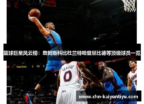 篮球巨星风云榜:詹姆斯科比杜兰特哈登恩比德等顶级球员一览
