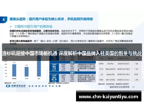 洛杉矶迎接中国市场新机遇 深度解析中国品牌入驻美国的前景与挑战